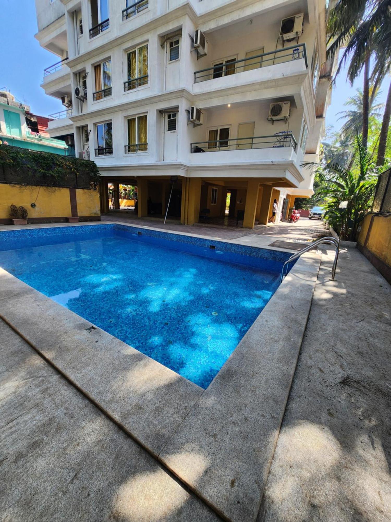 Luxury 2Bhk Apartment Near Calangute Baga Beach With Pool Esterno foto